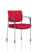 Brunswick Deluxe With Arms Chrome Frame (Back & Seat) Bergamot Cherry