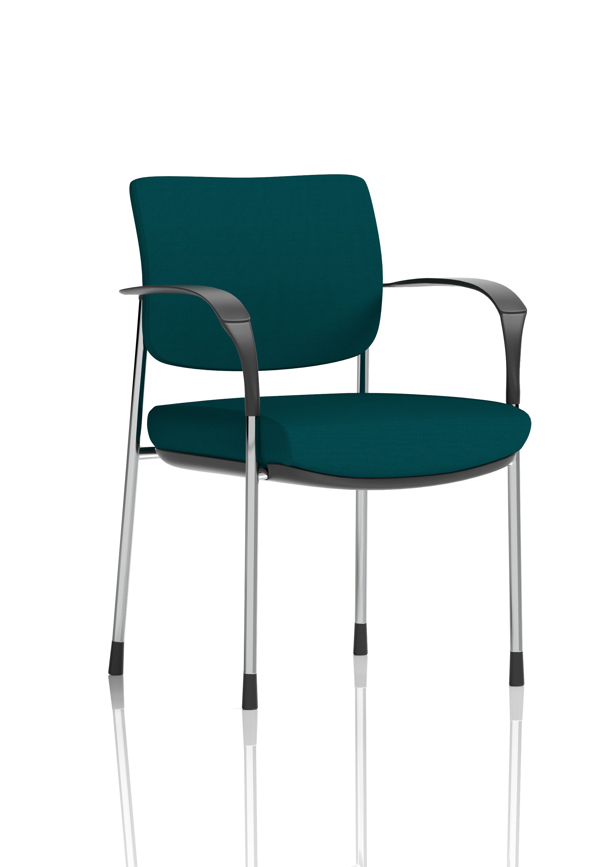 Brunswick Deluxe With Arms Chrome Frame (Back & Seat) Maringa Teal