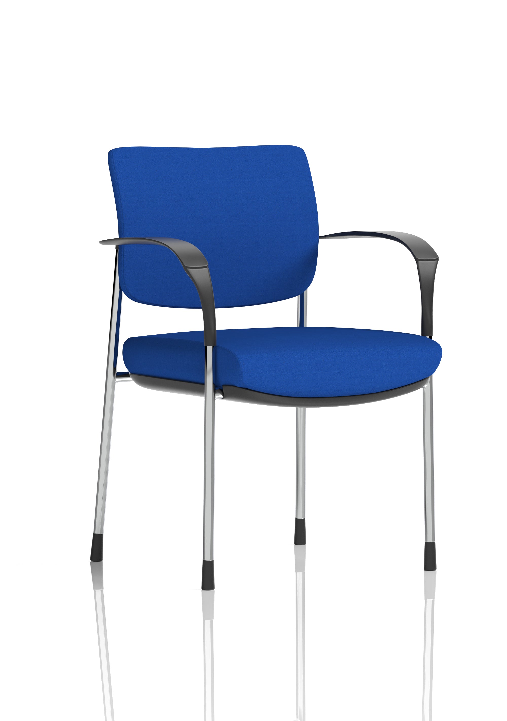 Brunswick Deluxe With Arms Chrome Frame (Back & Seat) Stevia Blue