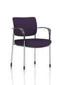 Brunswick Deluxe With Arms Chrome Frame (Back & Seat) Tansy Purple