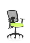 Eclipse Plus II Deluxe Mesh Ergonomic Chair (Adjustable Arms) Myrrh Green