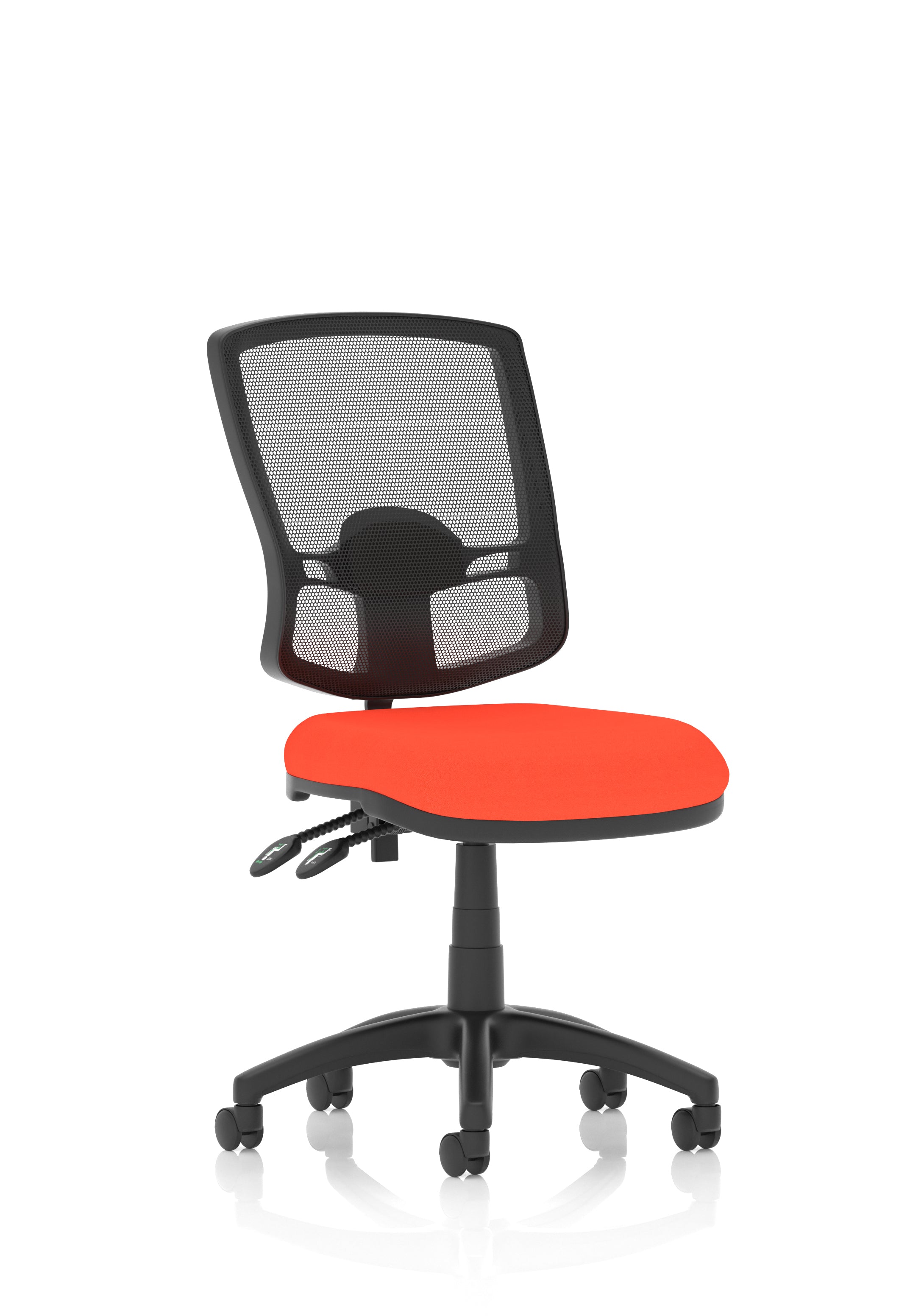 Eclipse Plus II Deluxe Mesh Ergonomic Chair Tabasco Orange