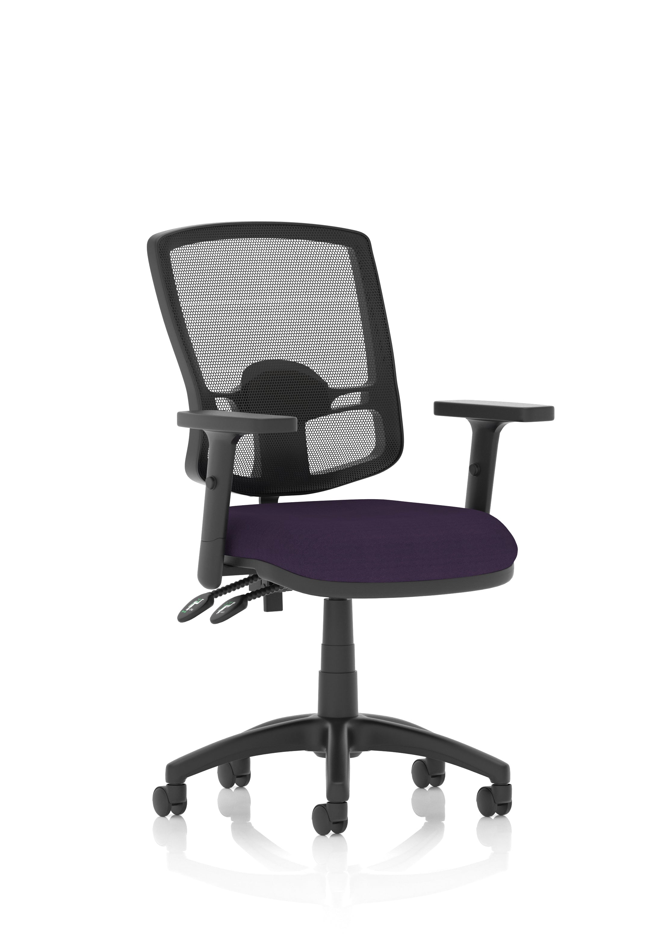 Eclipse Plus II Deluxe Mesh Ergonomic Chair (Adjustable Arms) Tansy Purple