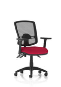 Eclipse Plus III Deluxe Mesh Ergonomic Chair (Adjustable Arms) – Bergamot Cherry