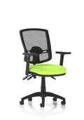 Eclipse Plus III Deluxe Mesh Ergonomic Chair (Adjustable Arms) – Myrrh Green
