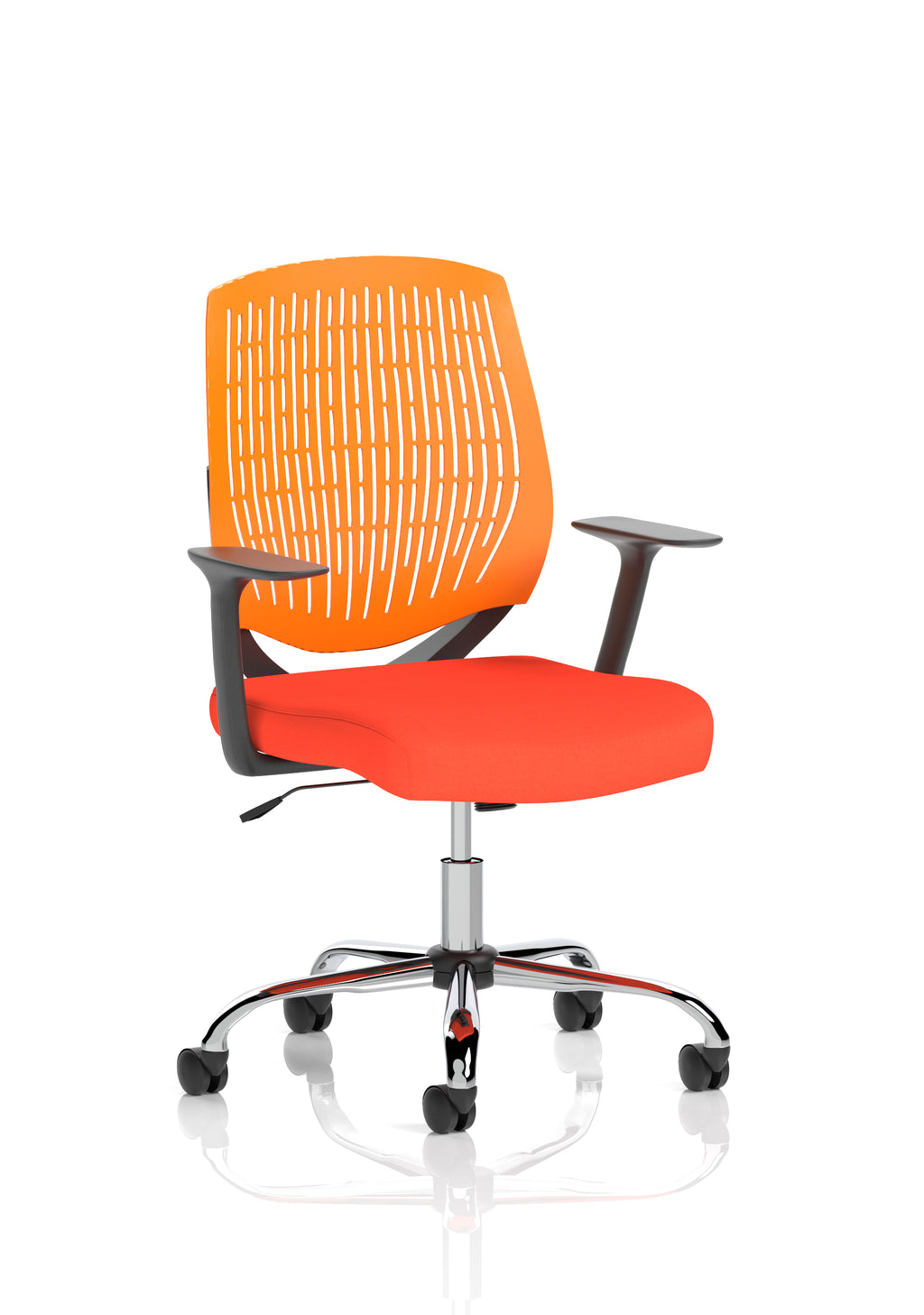 Dura Ergonomic Chair (Orange Back) – Tabasco Orange