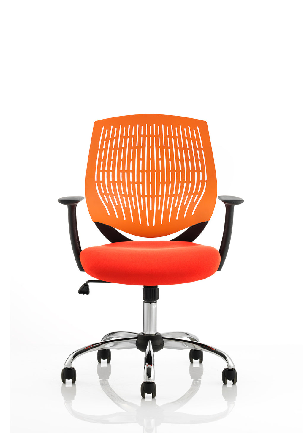 Dura Ergonomic Chair (Orange Back) – Tabasco Orange
