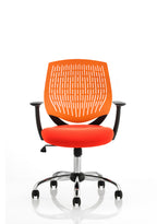Dura Ergonomic Chair (Orange Back) – Tabasco Orange