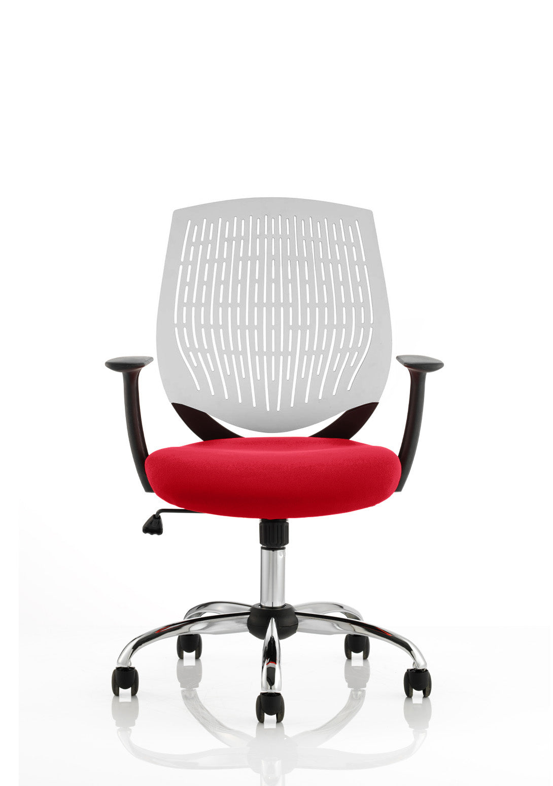 Dura Ergonomic Chair (White Back) – Bergamot Cherry