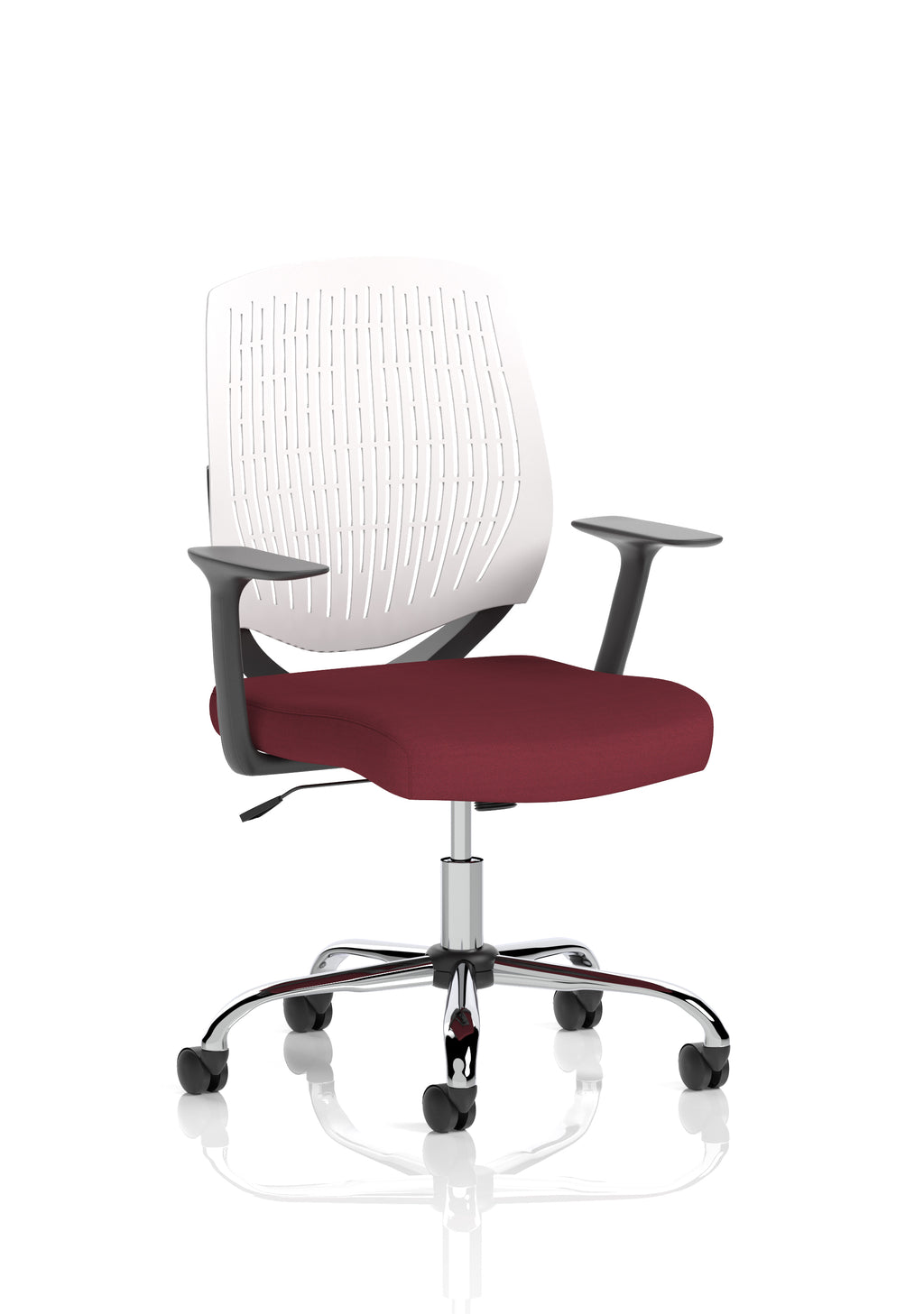Dura Ergonomic Chair (White Back) – Ginseng Chilli