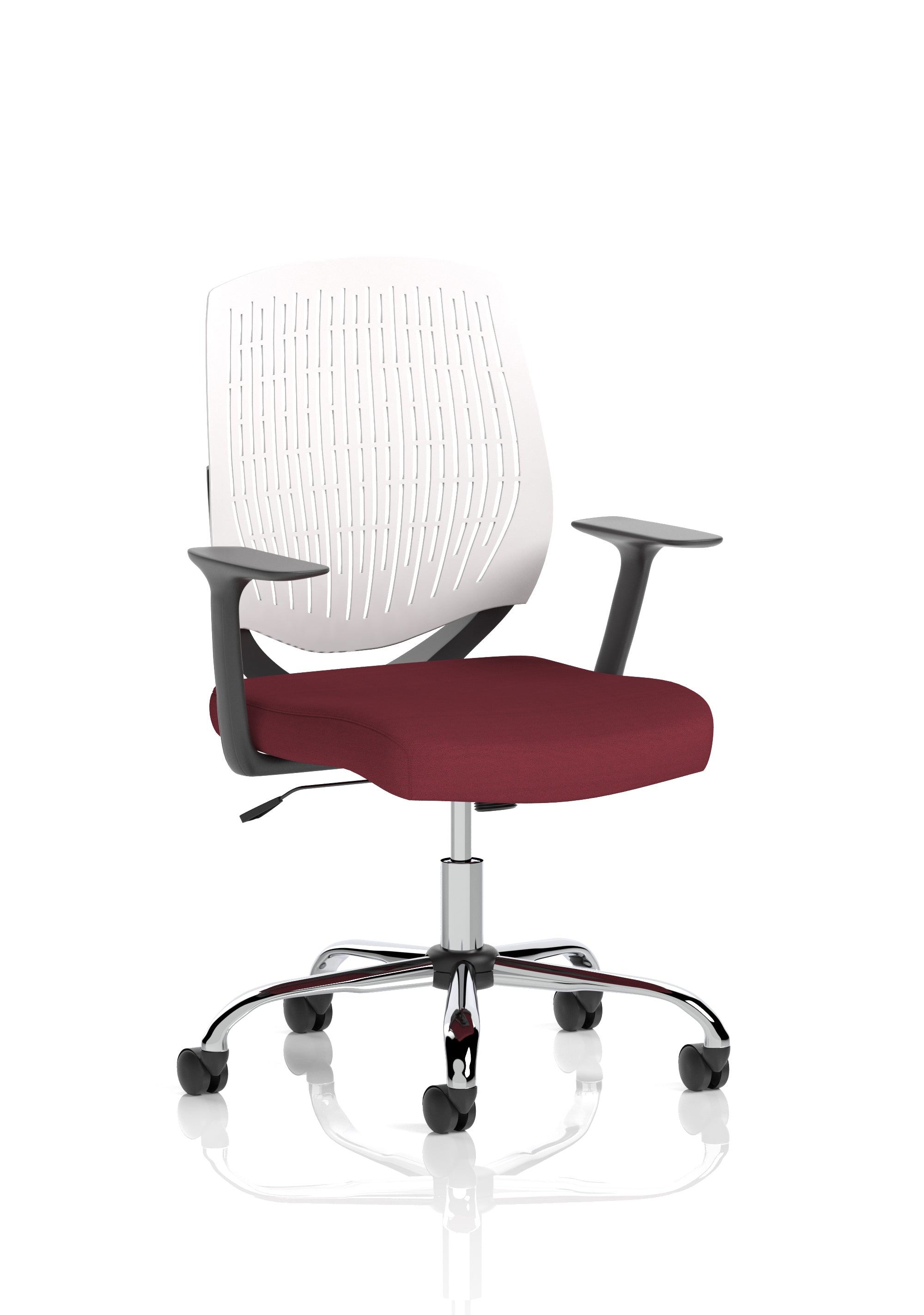 Dura Ergonomic Chair (White Back) – Ginseng Chilli