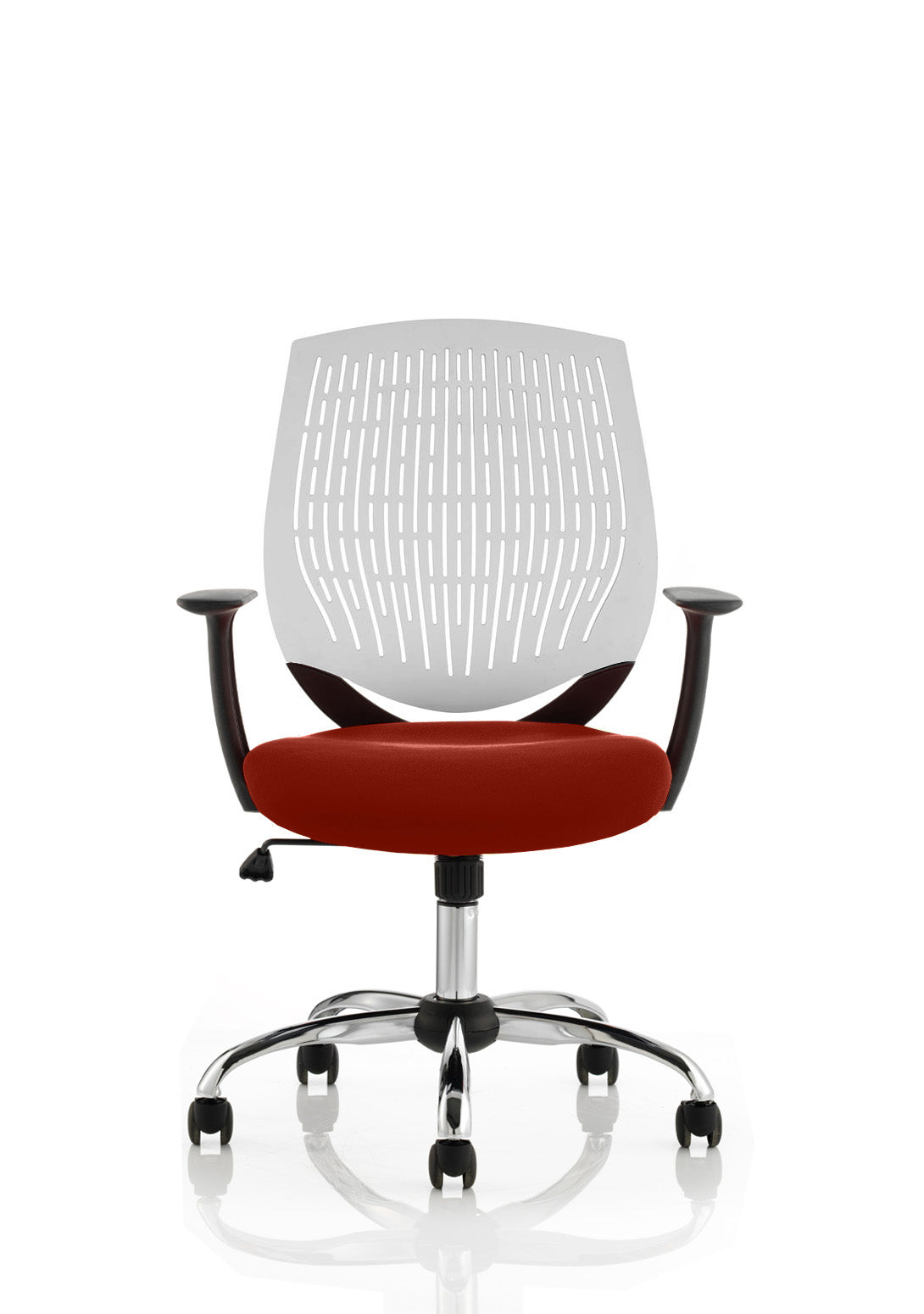 Dura Ergonomic Chair (White Back) – Ginseng Chilli