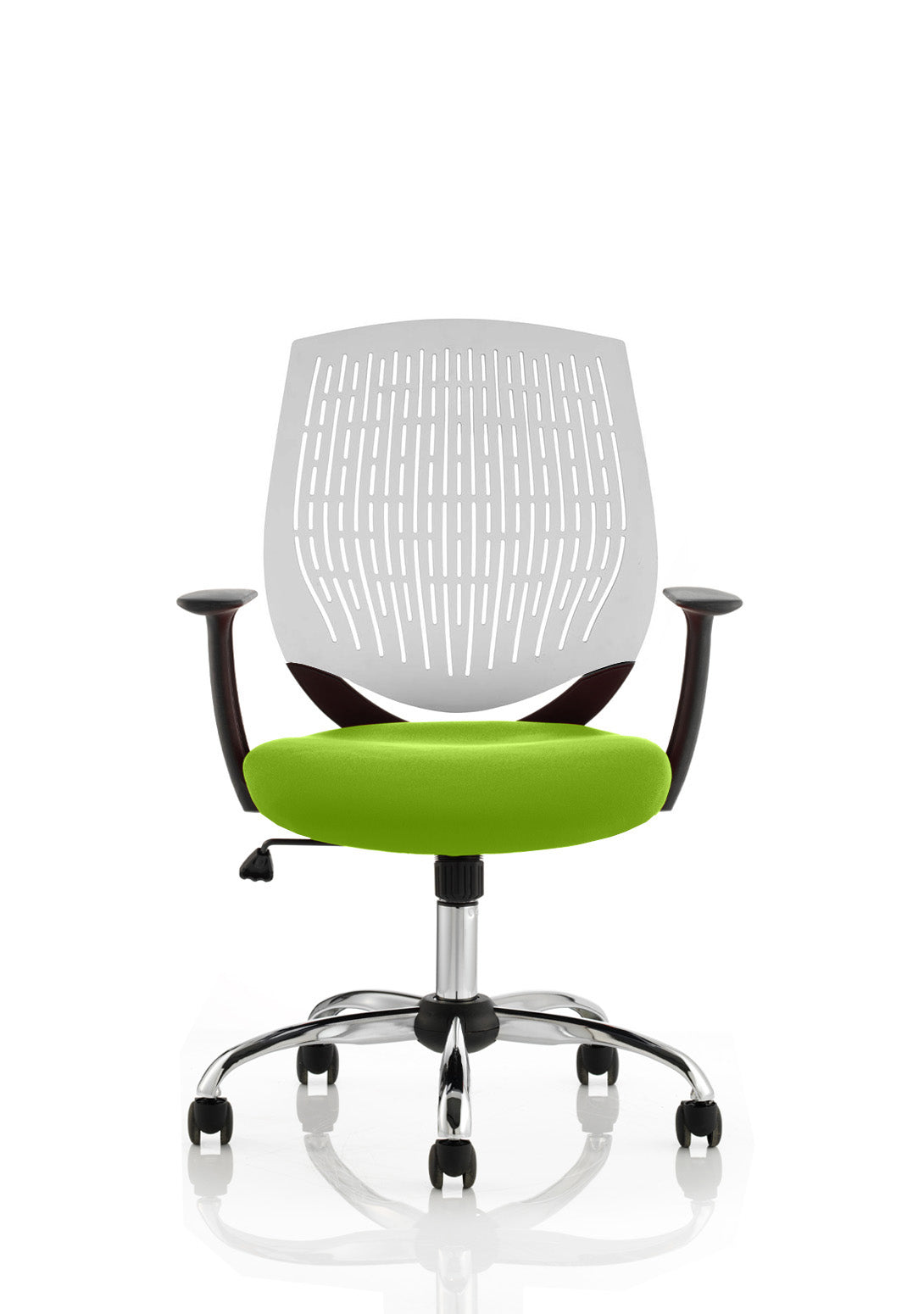 Dura Ergonomic Chair (White Back) – Myrrh Green