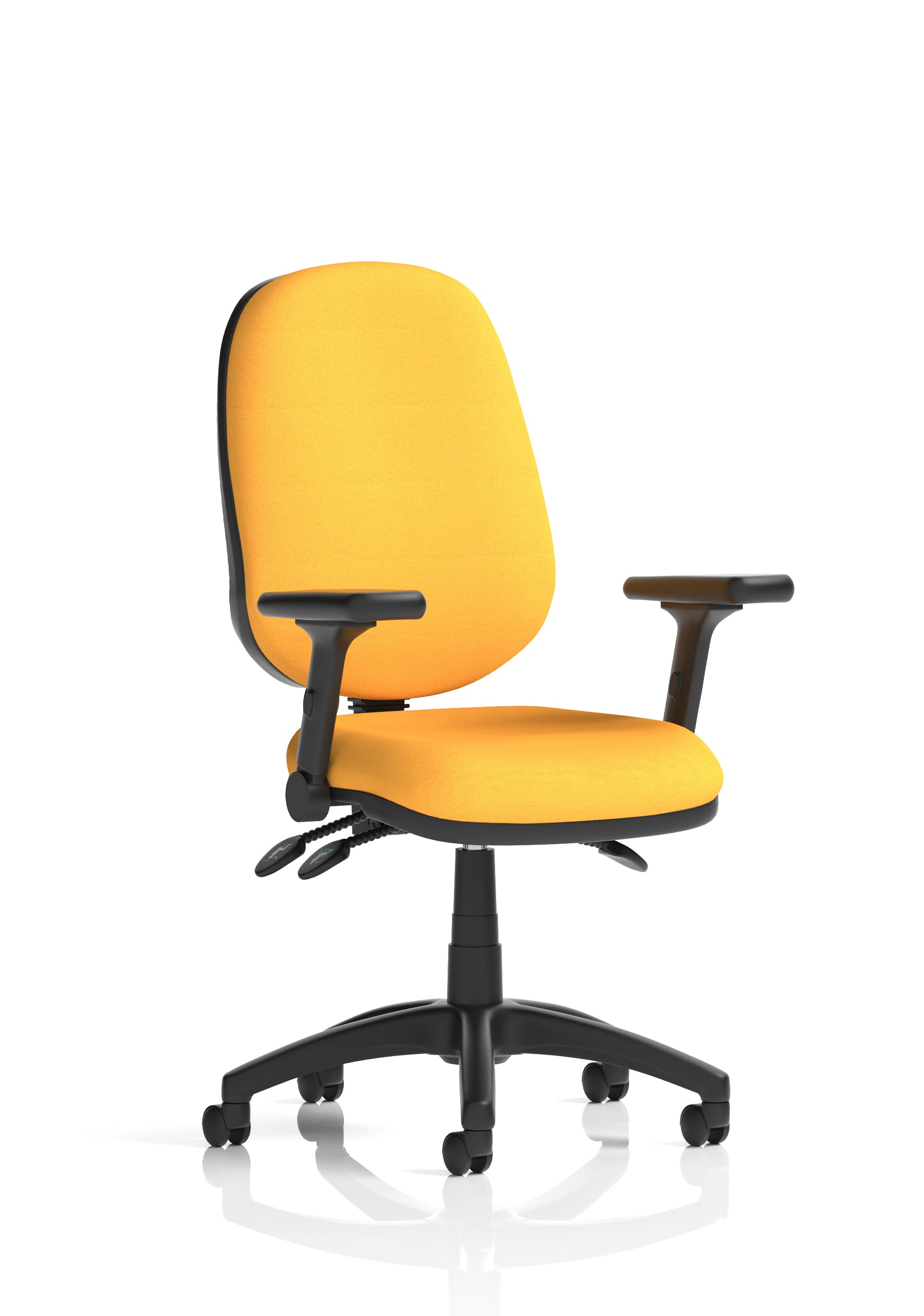 Eclipse Plus III Ergonomic Chair (Back & Seat) – Senna Yellow