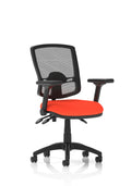 Eclipse Plus III Deluxe Mesh Ergonomic Chair – Tabasco Orange