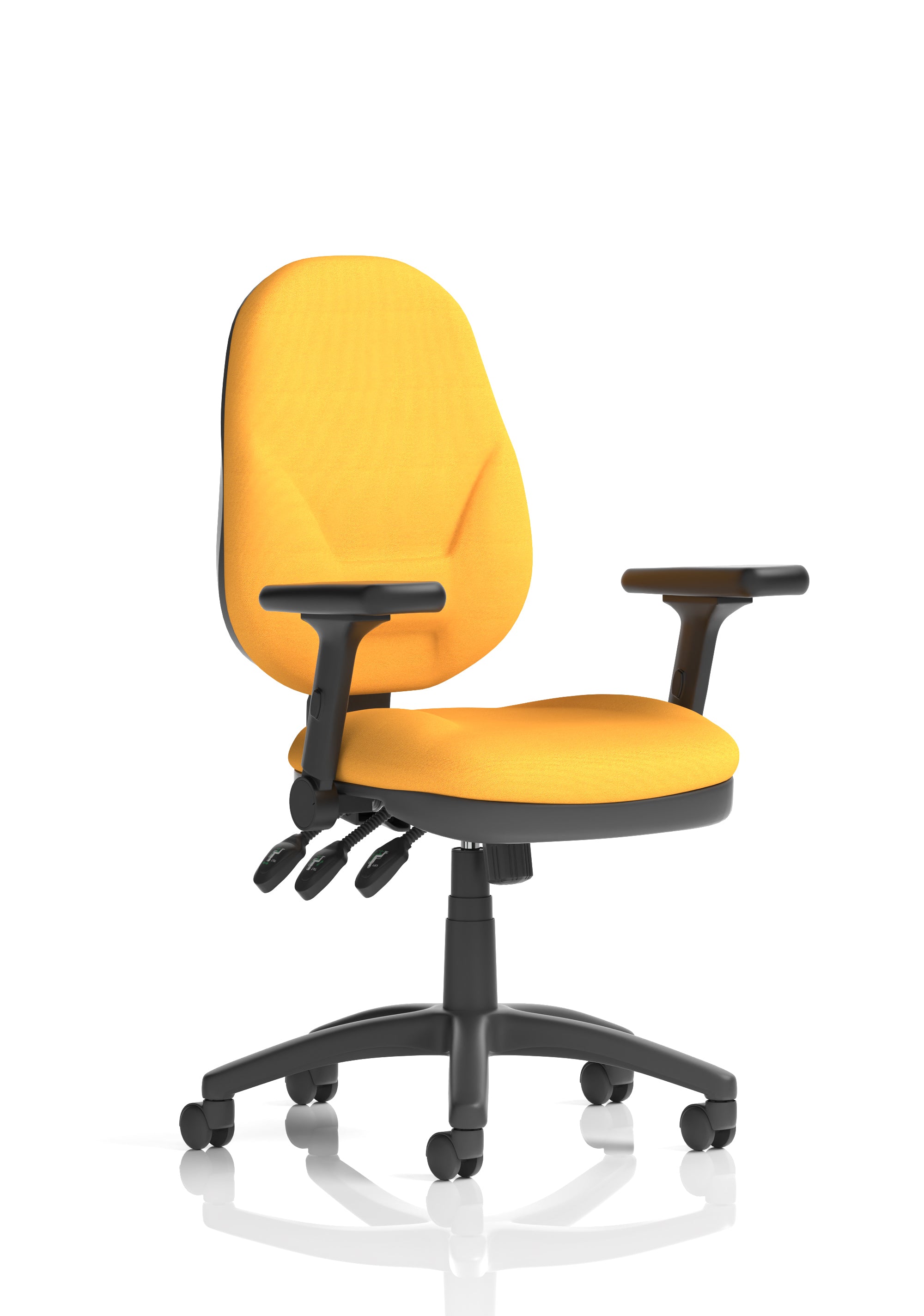 Eclipse Plus XL Ergonomic Chair (Back & Seat) – Senna Yellow