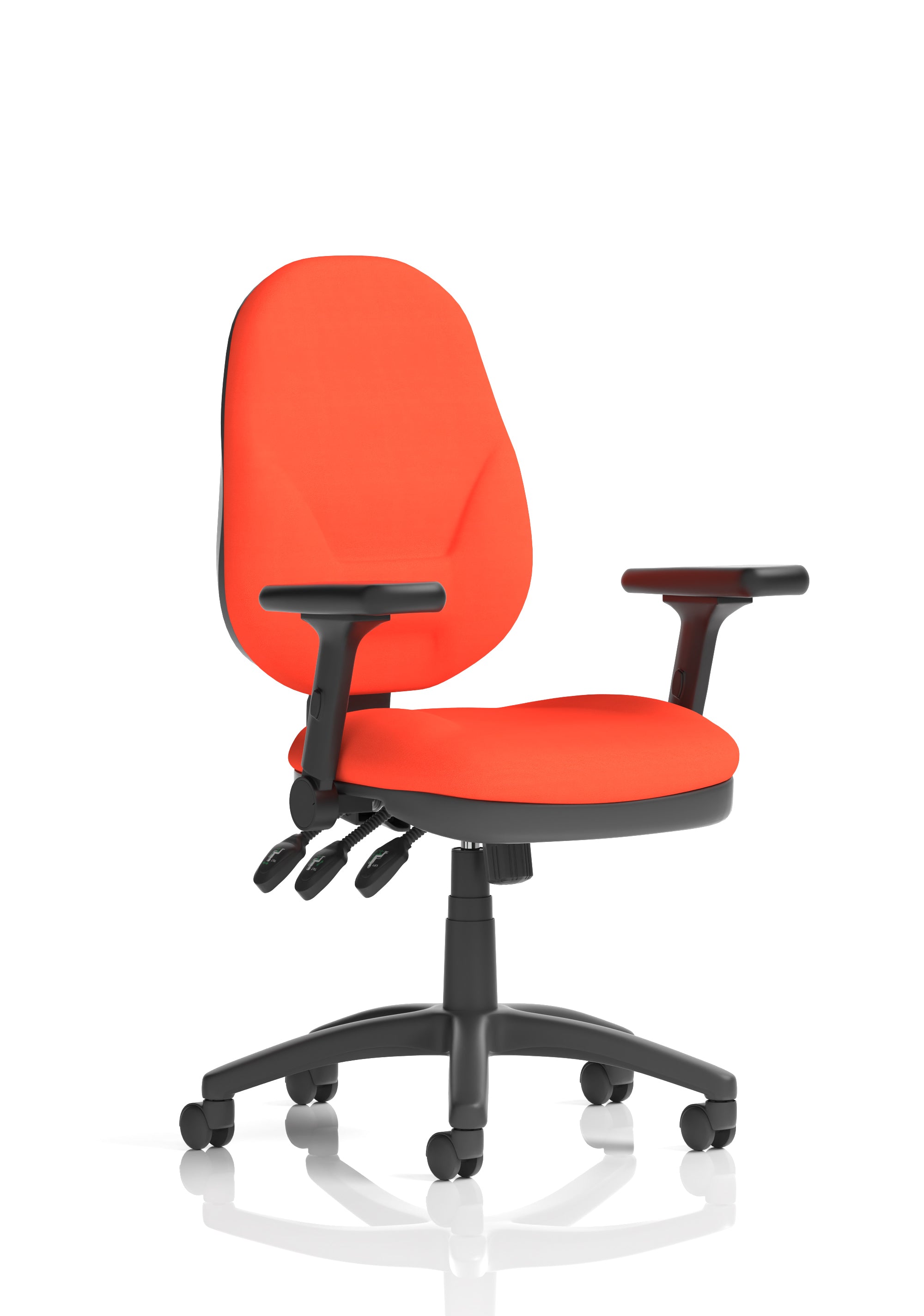 Eclipse Plus XL Ergonomic Chair (Back & Seat) – Tabasco Orange