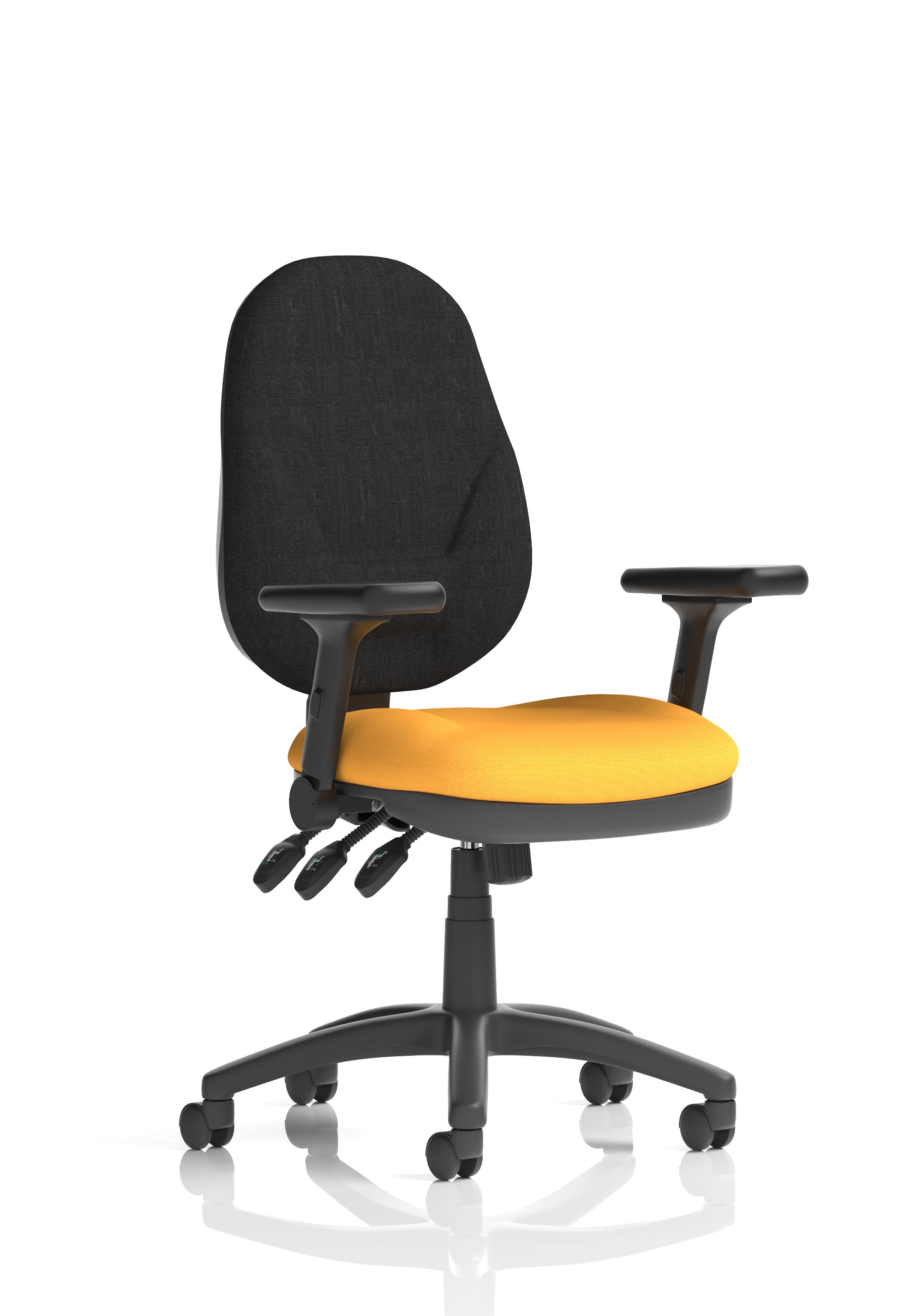 Eclipse Plus XL Ergonomic Chair – Senna Yellow