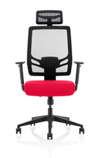 Ergo Click Ergonomic Chair ((With Headrest)) – Bergamot Cherry