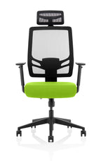 Ergo Twist Ergonomic Chair ((With Headrest)) – Myrrh Green