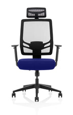 Ergo Twist Ergonomic Chair ((With Headrest)) – Stevia Blue