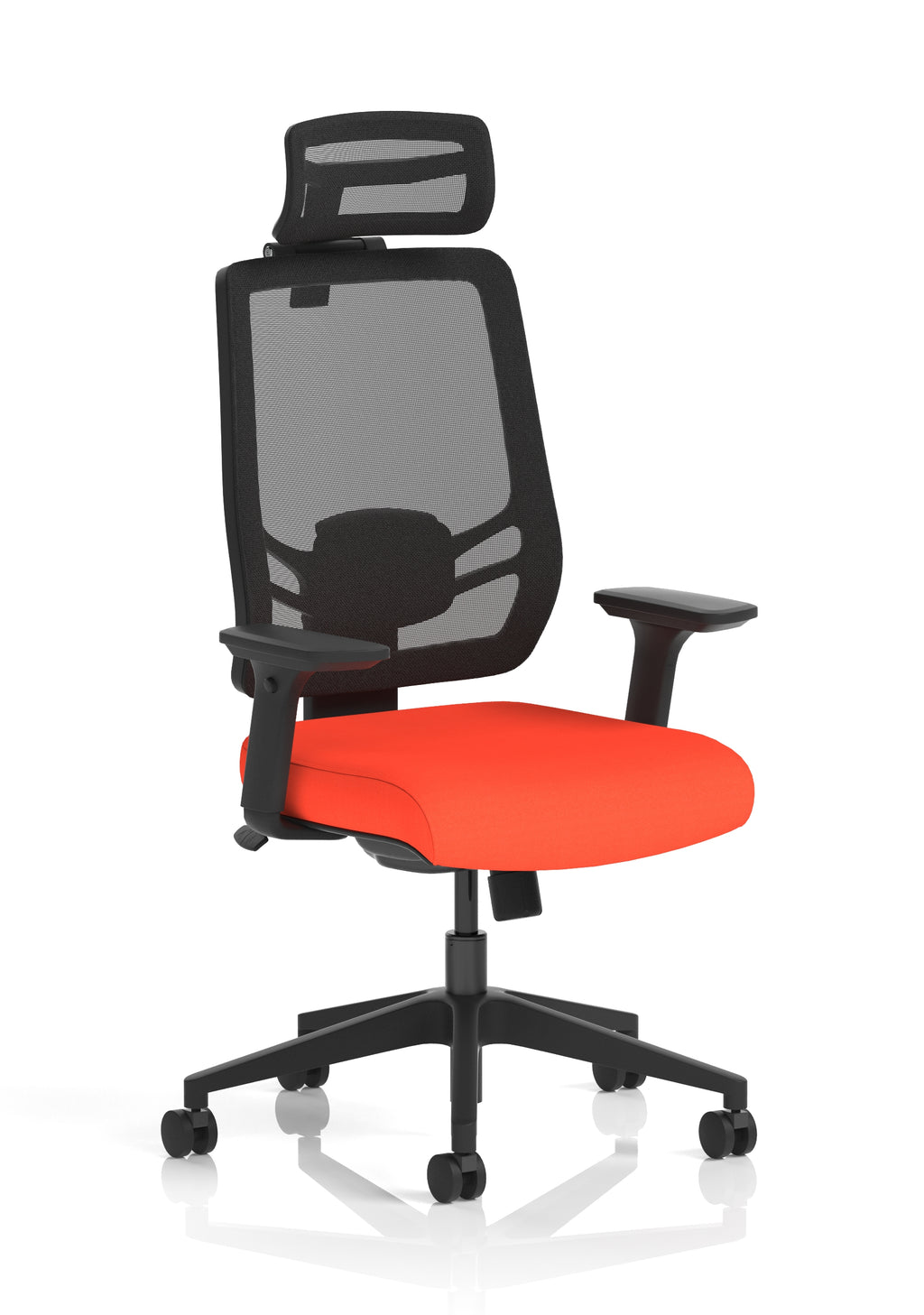Ergo Twist Ergonomic Chair ((With Headrest)) – Tabasco Orange