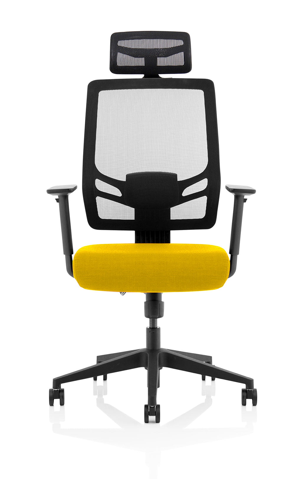 Ergo Twist Ergonomic Chair ((With Headrest)) – Senna Yellow