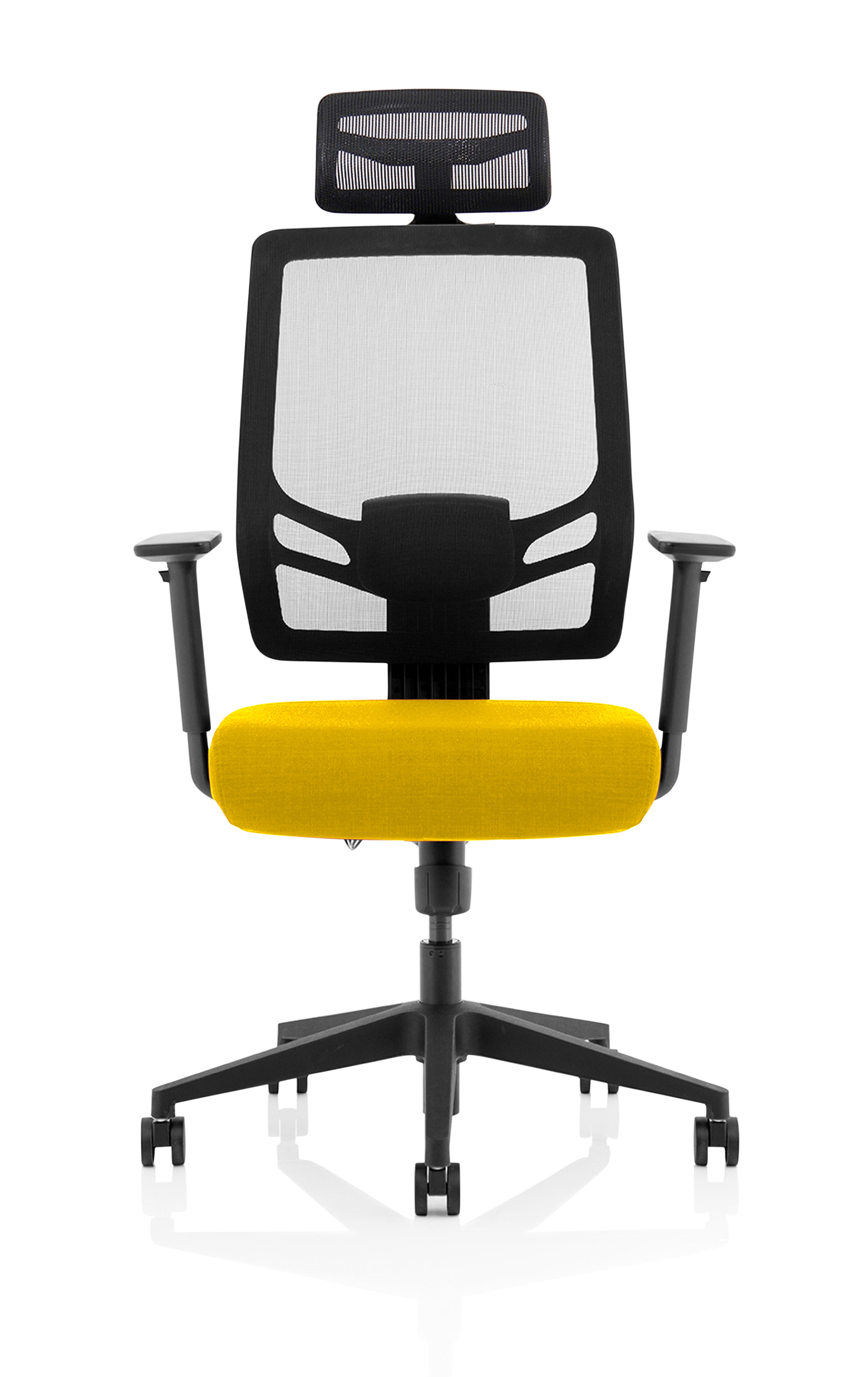 Ergo Twist Ergonomic Chair ((With Headrest)) – Senna Yellow