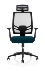Ergo Twist Ergonomic Chair ((With Headrest)) – Maringa Teal
